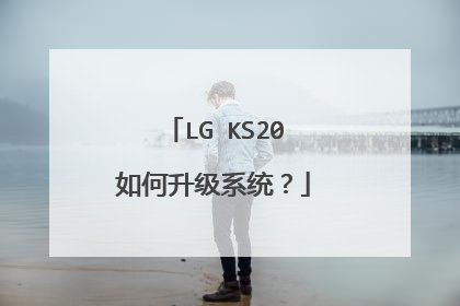 LG KS20如何升级系统?