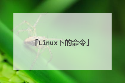 Linux下的命令