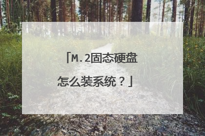 M.2固态硬盘怎么装系统?