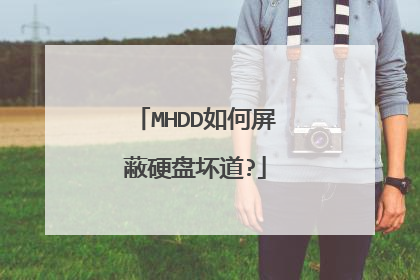 MHDD如何屏蔽硬盘坏道?