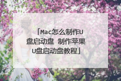 Mac怎么制作U盘启动盘 制作苹果U盘启动盘教程