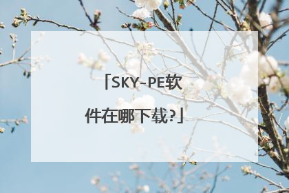 SKY-PE软件在哪下载?