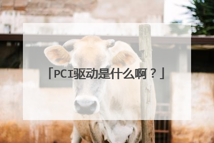 PCI驱动是什么啊?