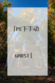 PE下手动GHOST