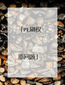 PE刷权重问题