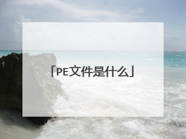 PE文件是什么