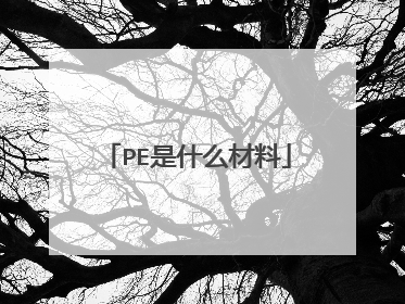 PE是什么材料
