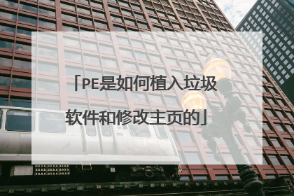 PE是如何植入垃圾软件和修改主页的