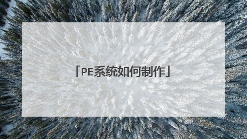 PE系统如何制作