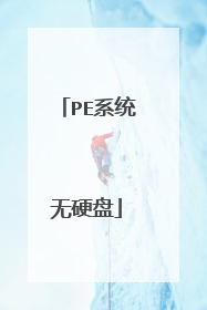 PE系统无硬盘