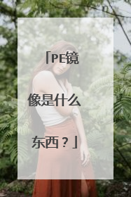 PE镜像是什么东西?