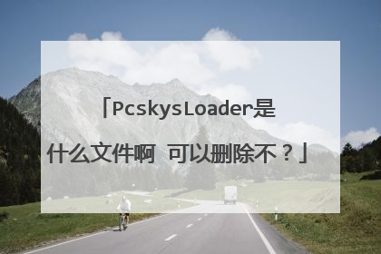 PcskysLoader是什么文件啊 可以删除不?