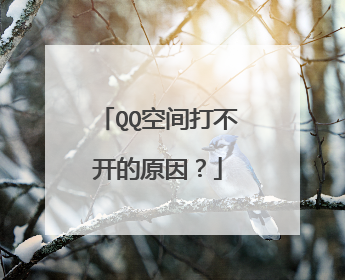 QQ空间打不开的原因?