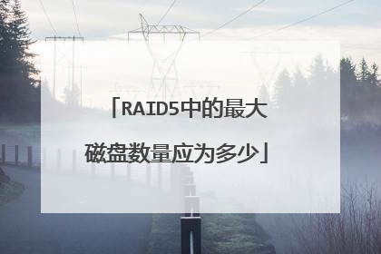 RAID5中的最大磁盘数量应为多少