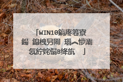 WIN10鎬庝箞寮�鍚�鎴栧叧闂�瑙︽懜灞忥紵姹傝В绛斻��