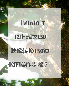 Win10 TH2正式版ESD映像转换ISO镜像的操作步骤?