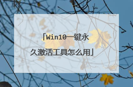 Win10一键永久激活工具怎么用