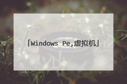 Windows Pe,虚拟机