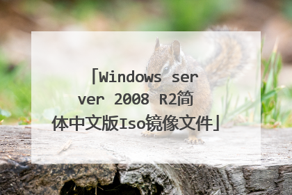 Windows server 2008 R2简体中文版Iso镜像文件