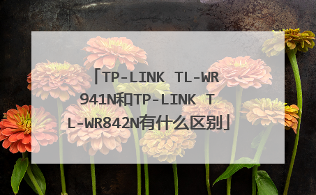 TP-LINK TL-WR941N和TP-LINK TL-WR842N有什么区别