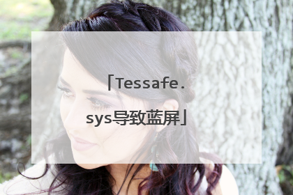 Tessafe.sys导致蓝屏