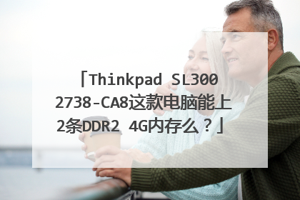 Thinkpad SL300 2738-CA8这款电脑能上2条DDR2 4G内存么？