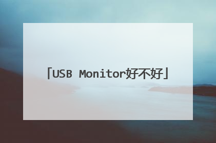 USB Monitor好不好
