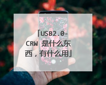 USB2.0-CRW 是什么东西,有什么用