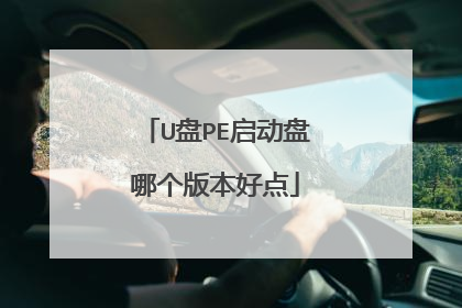 U盘PE启动盘哪个版本好点