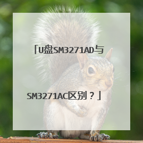 U盘SM3271AD与SM3271AC区别?