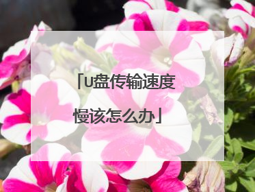 U盘传输速度慢该怎么办