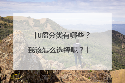 U盘分类有哪些？我该怎么选择呢？