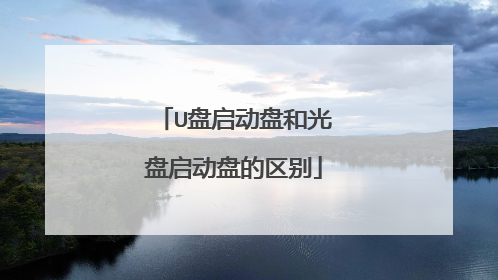 U盘启动盘和光盘启动盘的区别