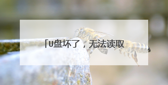 U盘坏了,无法读取也无法格式化,用usboot显示写盘错误 请检查写保护开关,怎么办? 给加分