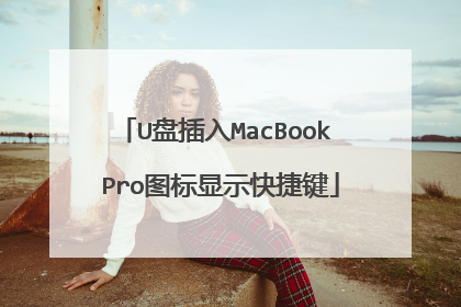 U盘插入MacBook Pro图标显示快捷键