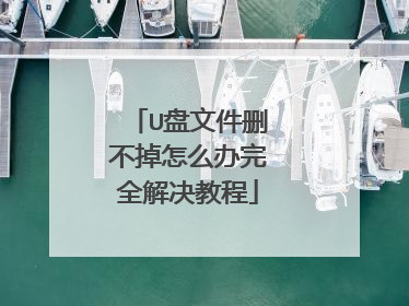 U盘文件删不掉怎么办完全解决教程