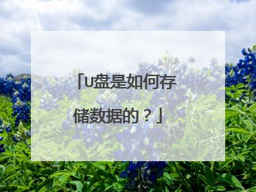 U盘是如何存储数据的?