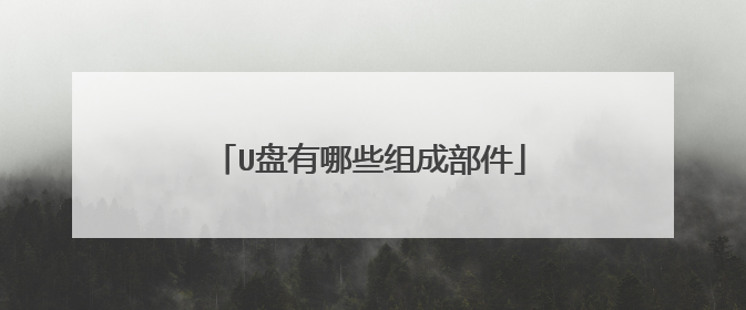 U盘有哪些组成部件