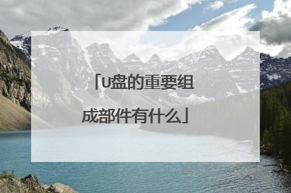 U盘的重要组成部件有什么