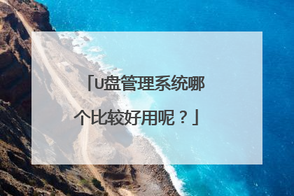 U盘管理系统哪个比较好用呢?