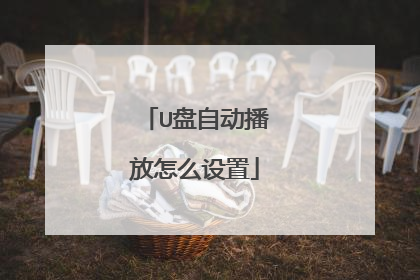 U盘自动播放怎么设置