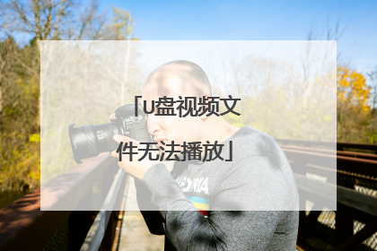U盘视频文件无法播放
