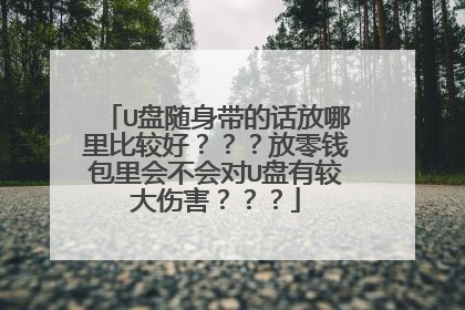 U盘随身带的话放哪里比较好???放零钱包里会不会对U盘有较大伤害???