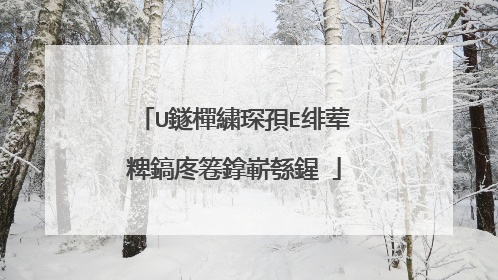 U鐩樿繍琛孭E绯荤粺鎬庝箞鎿嶄綔鍟�
