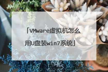 VMware虚拟机怎么用U盘装win7系统