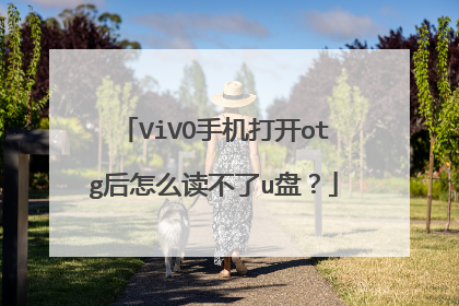ViVO手机打开otg后怎么读不了u盘?