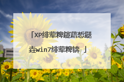 XP绯荤粺鑳藉惁鎹㈡垚win7绯荤粺锛�