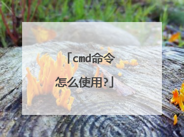 cmd命令怎么使用?