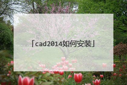 cad2014如何安装