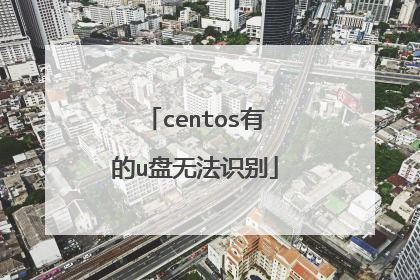 centos有的u盘无法识别
